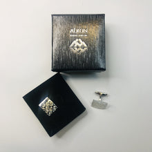 Load image into Gallery viewer, Alrún RUNIC PATTERN CUFF LINKS
