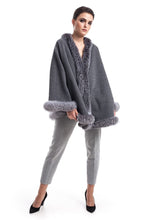 Load image into Gallery viewer, Poncho Grey 130cm
